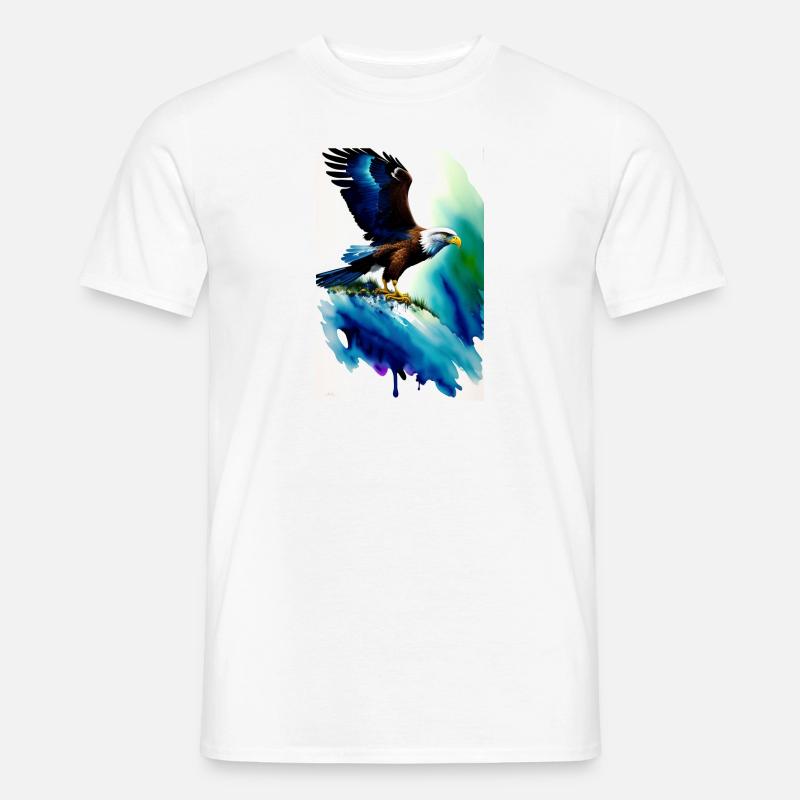 An eagle - Männer T-Shirt - Weiß