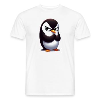 Pinguin Lustige Tiere - Männer T-Shirt - Weiß - Vorne - AI Model Male 178 dark (178cm)