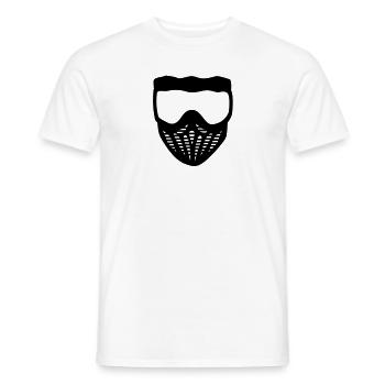 Paintball - Männer T-Shirt - Weiß - Vorne - AI Model Male 178 dark (178cm)