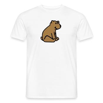 Nounours - T-shirt homme - blanc - Devant - AI Model Male 178 dark (178cm)