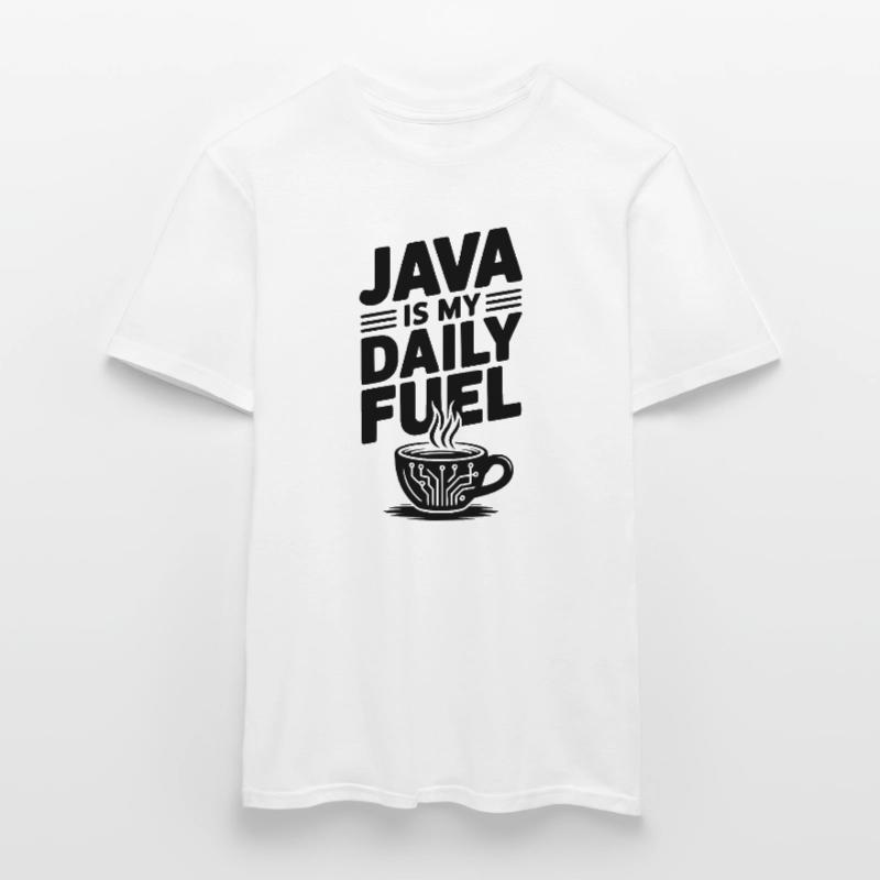 Java est mon carburant quotidien T-shirt homme