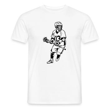 Lacrosse - T-shirt homme - blanc - Devant - AI Model Male 178 dark (178cm)