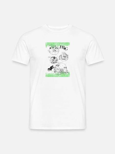 Funny Frog life - Männer T-Shirt - Weiß