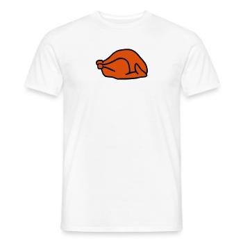 Truthahn - Männer T-Shirt - Weiß - Vorne - AI Model Male 178 dark (178cm)
