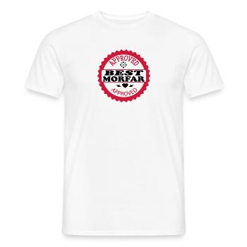 Approved best morfar - Männer T-Shirt - Weiß - Vorne - AI Model Male 178 dark (178cm)