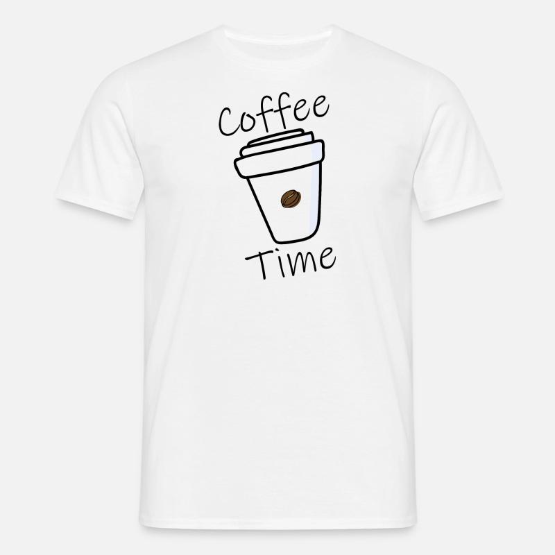 Coffee Time - Men's T-Shirt - white