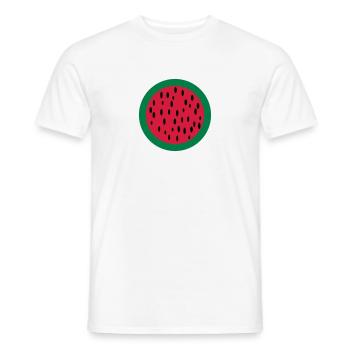 melone - Männer T-Shirt - Weiß - Vorne - AI Model Male 178 dark (178cm)