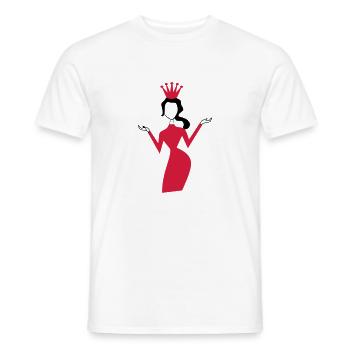 frau - Männer T-Shirt - Weiß - Vorne - AI Model Male 178 dark (178cm)