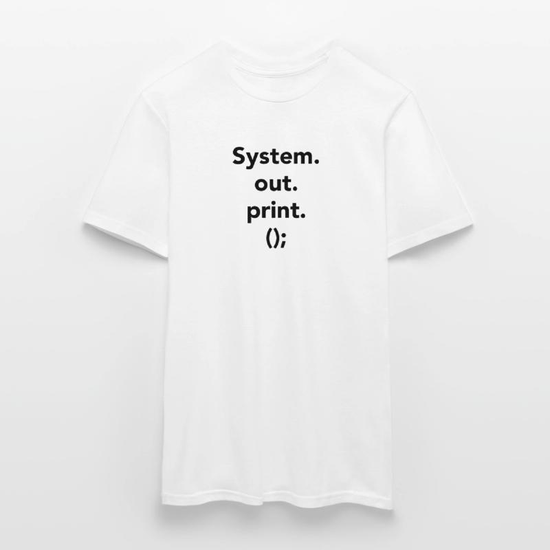 programme système hors impression Java T-shirt Homme