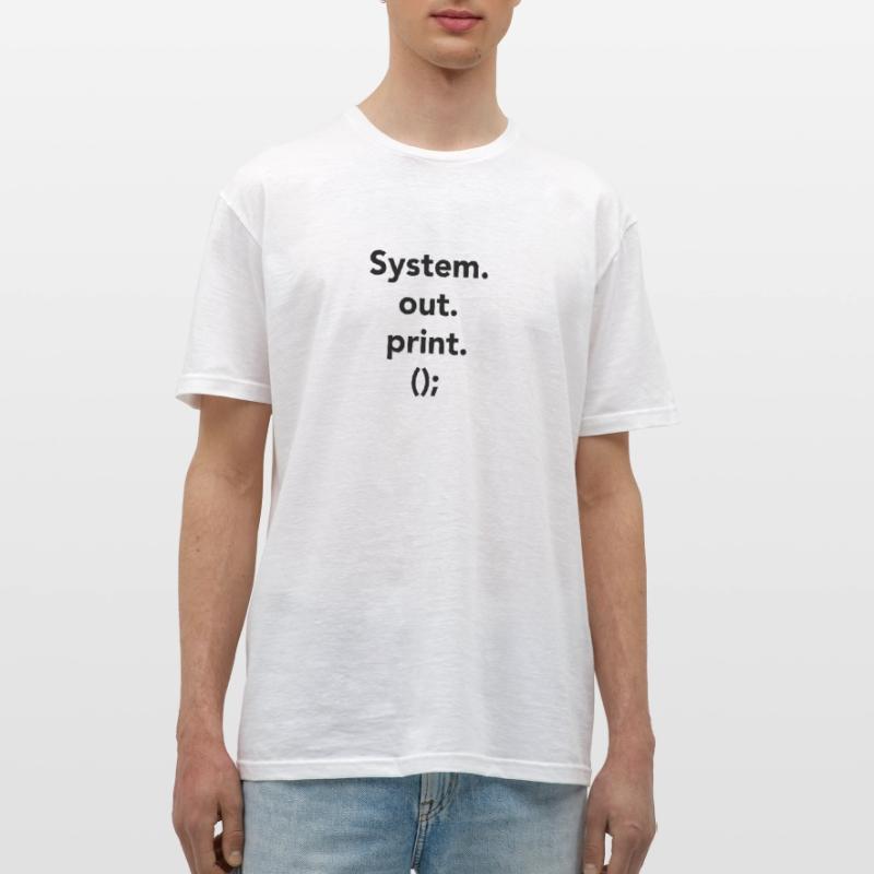 programme système hors impression Java T-shirt Homme
