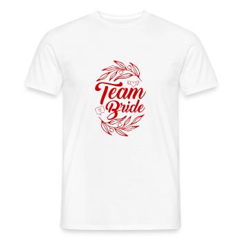 Équipe Bride - T-shirt homme - blanc - Devant - AI Model Male 178 dark (178cm)