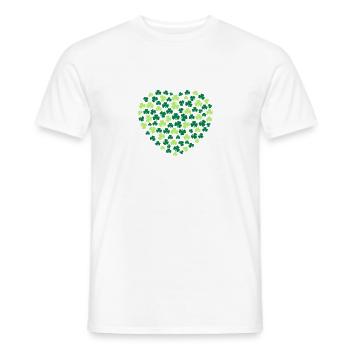St patricks day - T-shirt homme - blanc - Devant - AI Model Male 178 dark (178cm)