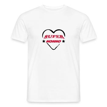 Super nonno 111 - T-shirt homme - blanc - Devant - AI Model Male 178 dark (178cm)