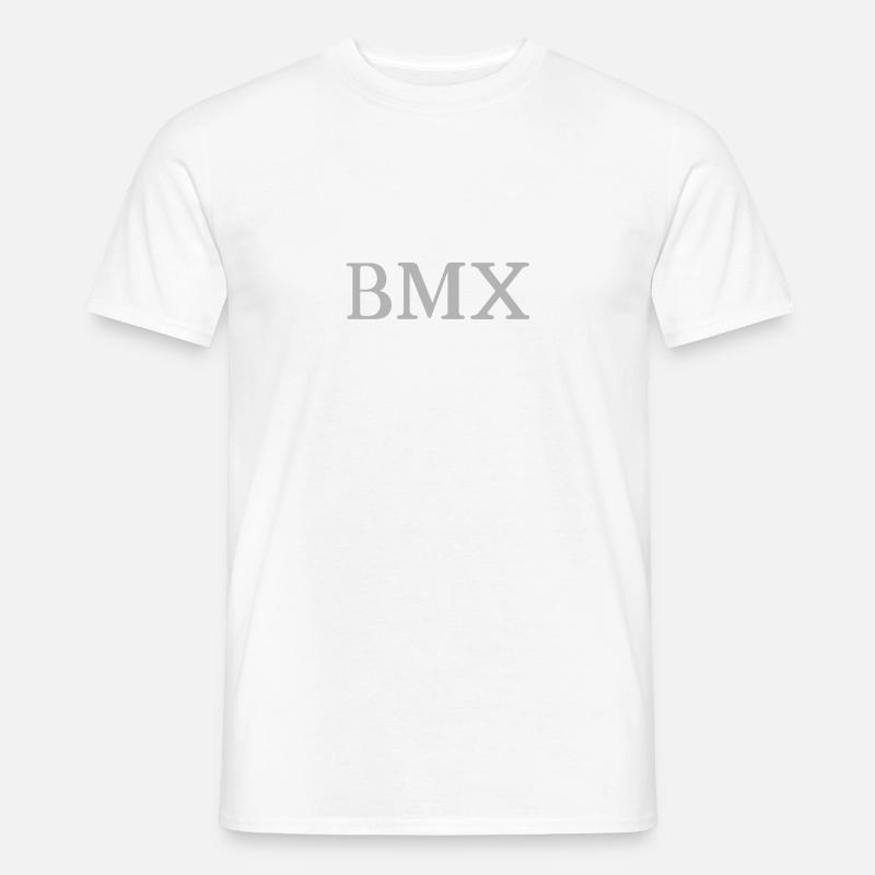 BMX - Männer T-Shirt - Weiß