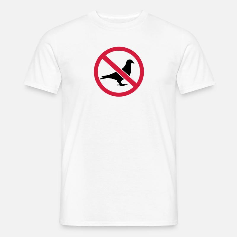 Taube - Männer T-Shirt - Weiß