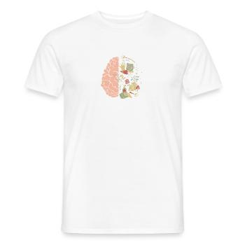 Jardin incurable Jardin Malade Jardinier Dictons Dames - T-shirt homme - blanc - Devant - AI Model Male 178 dark (178cm)