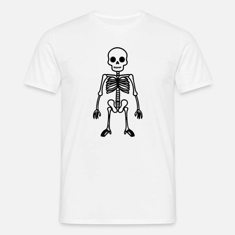 Skeleton Comic - Men's T-Shirt - white