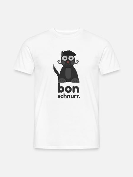 bonschnurr. drôlig. - Männer T-Shirt - Weiß