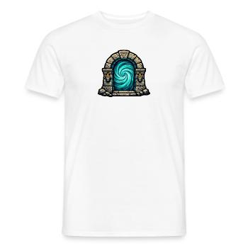Steinportal Wirbelzauber - Männer T-Shirt - Weiß - Vorne - AI Model Male 178 dark (178cm)