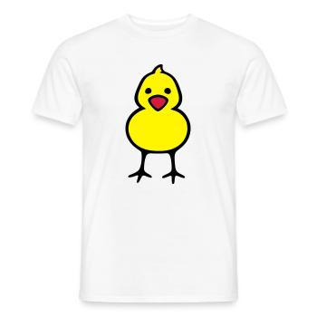 Küken - Männer T-Shirt - Weiß - Vorne - AI Model Male 178 dark (178cm)