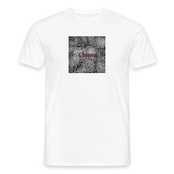 Chaos - Männer T-Shirt - Weiß - Vorne - AI Model Male 178 dark (178cm)