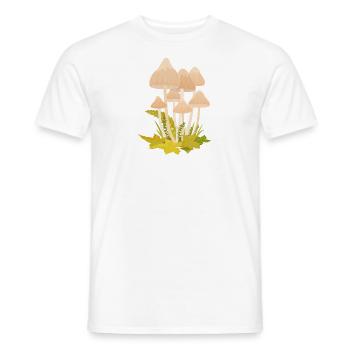 Fungi - Men's T-Shirt - white - Front - AI Model Male 178 dark (178cm)