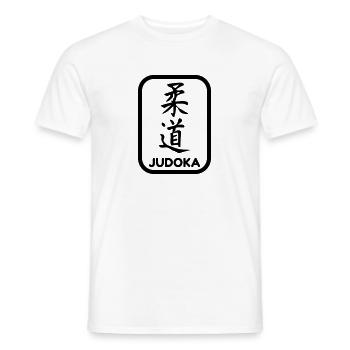 Judo / Judoka / Kampfkunst / Martial Art - Men's T-Shirt - white - Front - AI Model Male 178 dark (178cm)