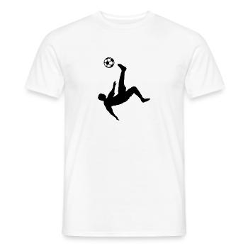 Fußball - Fallrückzieher - Männer T-Shirt - Weiß - Vorne - AI Model Male 178 dark (178cm)