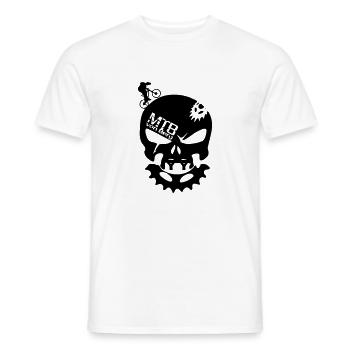 Bone Head - Männer T-Shirt - Weiß - Vorne - AI Model Male 178 dark (178cm)