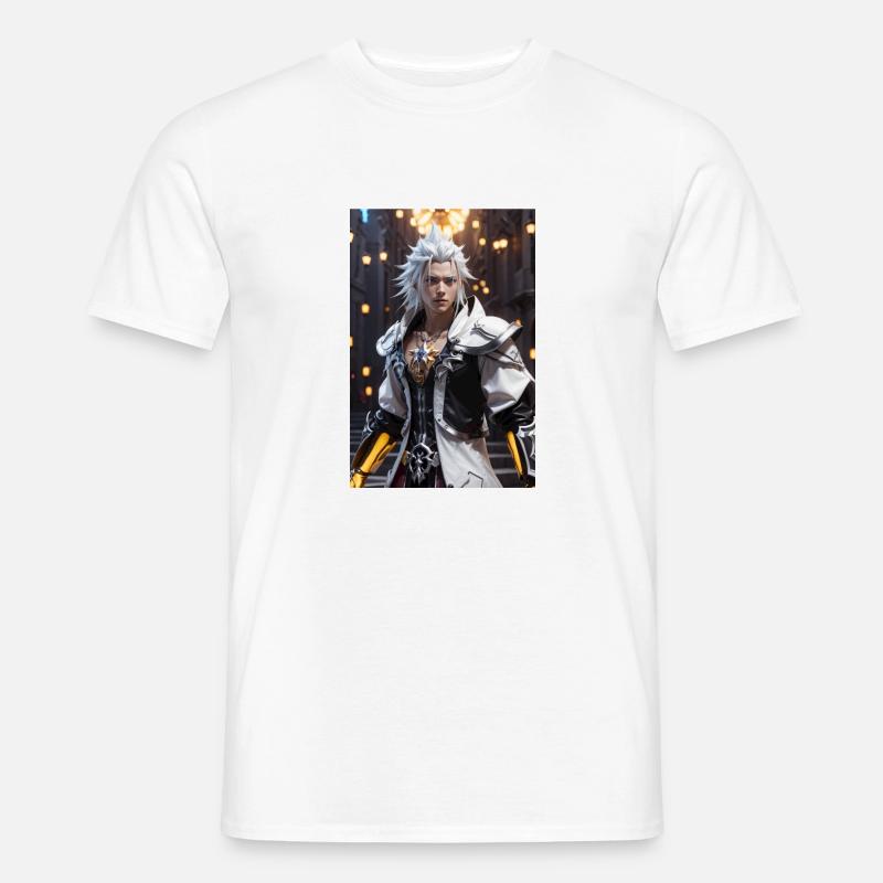 AI 3D Version 7 - Männer T-Shirt - Weiß