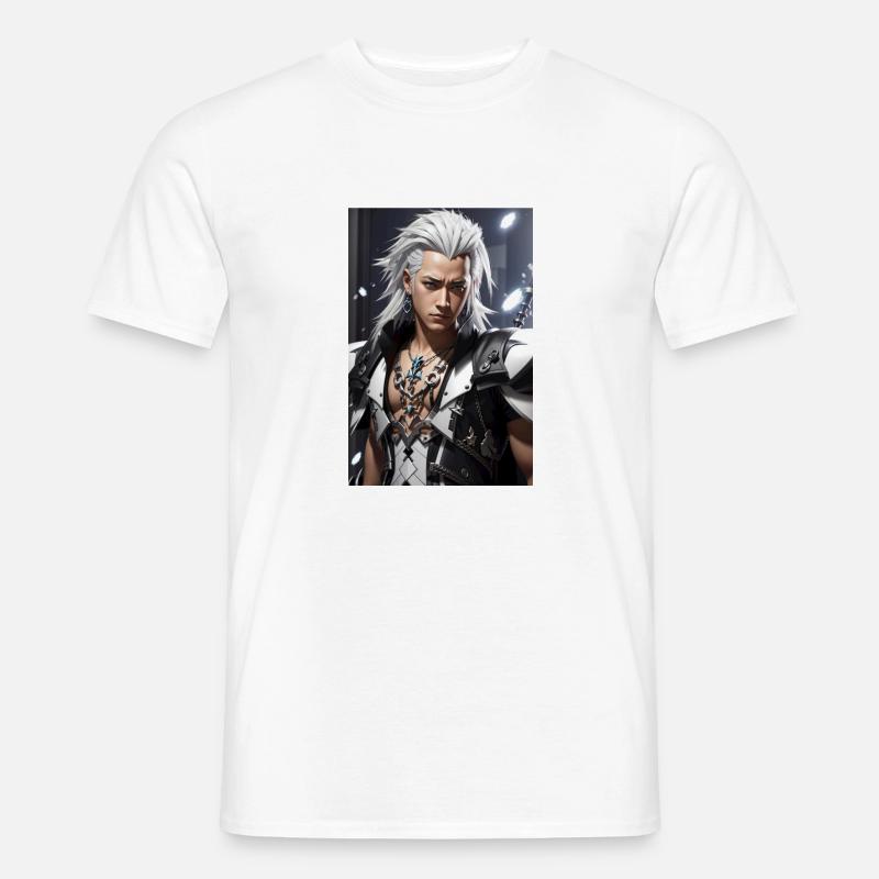 AI 3D Version 46 - Männer T-Shirt - Weiß