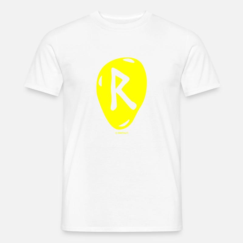 Raidho - Männer T-Shirt - Weiß