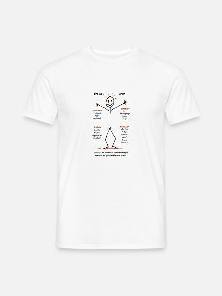 Das ist Anna - Männer T-Shirt - Weiß