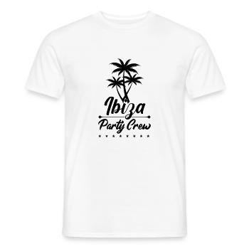 ibiza party crew - Männer T-Shirt - Weiß - Vorne - AI Model Male 178 dark (178cm)
