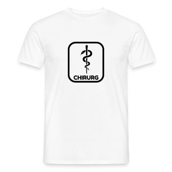 Arzt / Medizin / Chirurg / Chirurgie - Männer T-Shirt - Weiß - Vorne - AI Model Male 178 dark (178cm)