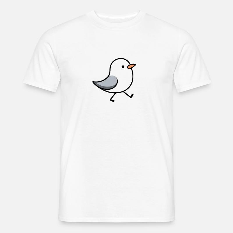 Seagull Simple - Men's T-Shirt - white