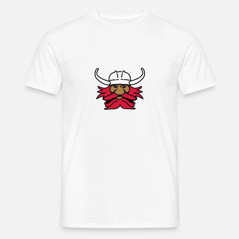 wickinger_3c - T-shirt homme - blanc