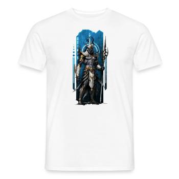 Osiris, sentinelle du royaume de l’au-delà - T-shirt homme - blanc - Devant - AI Model Male 178 dark (178cm)