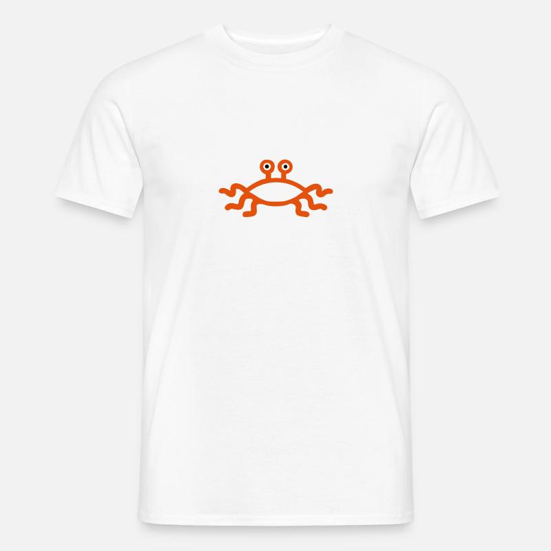 Fliegendes Spaghettimonster - Männer T-Shirt - Weiß