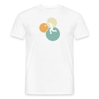 Jeu Tournoi de cornhole - T-shirt homme - blanc - Devant - AI Model Male 178 dark (178cm)