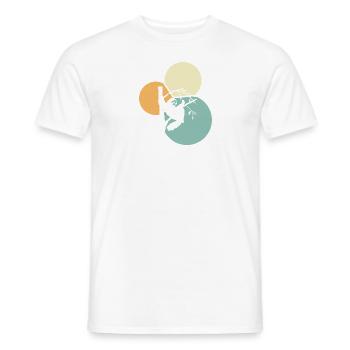 Faultier Faul Müdigkeit - Männer T-Shirt - Weiß - Vorne - AI Model Male 178 dark (178cm)