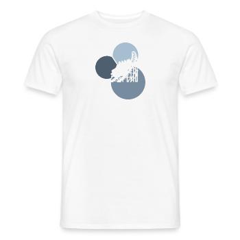 Grande roue de montagnes russes Lukas - T-shirt homme - blanc - Devant - AI Model Male 178 dark (178cm)