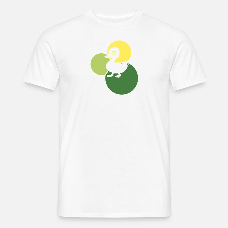 Entchen Quak Schnabel - Männer T-Shirt - Weiß