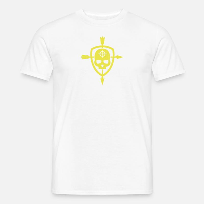 Bowhunter Crest - Männer T-Shirt - Weiß