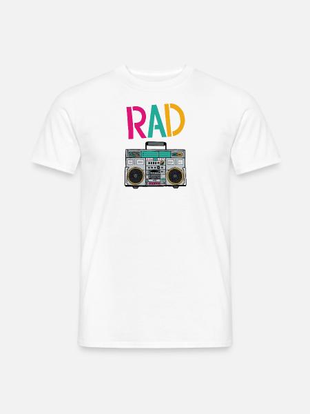 Retro Boombox - Men's T-Shirt - white