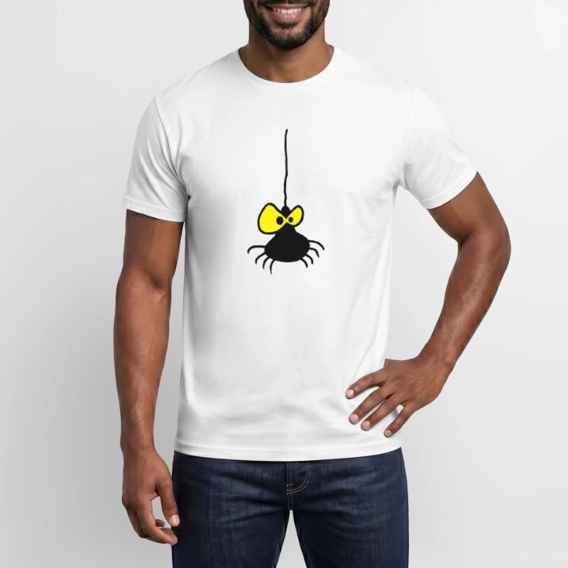 Araignée Grumpy Design Bicolore T-shirt homme