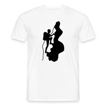 escalade - T-shirt homme - blanc - Devant - AI Model Male 178 dark (178cm)