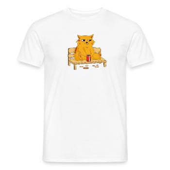 Juste de la bonne humeur - T-shirt homme - blanc - Devant - AI Model Male 178 dark (178cm)
