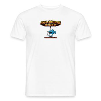 Anglermodus Aktiviert - Männer T-Shirt - Weiß - Vorne - AI Model Male 178 dark (178cm)