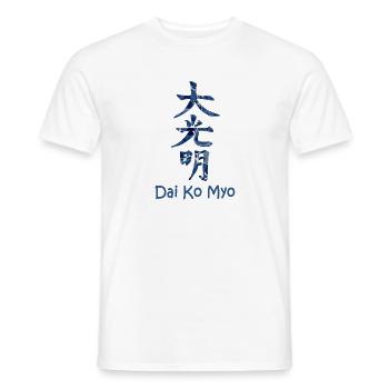 dai ko myo ebru 12 - Männer T-Shirt - Weiß - Vorne - AI Model Male 178 dark (178cm)